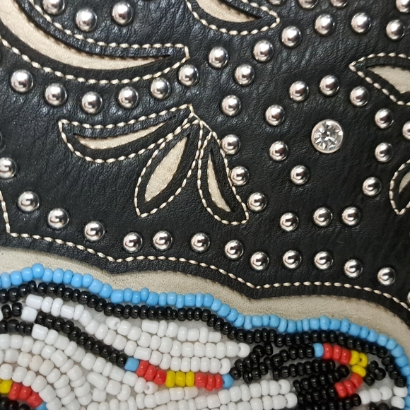 Black Montana West Crossbody Purse Western style purse - Picture 4 of 7